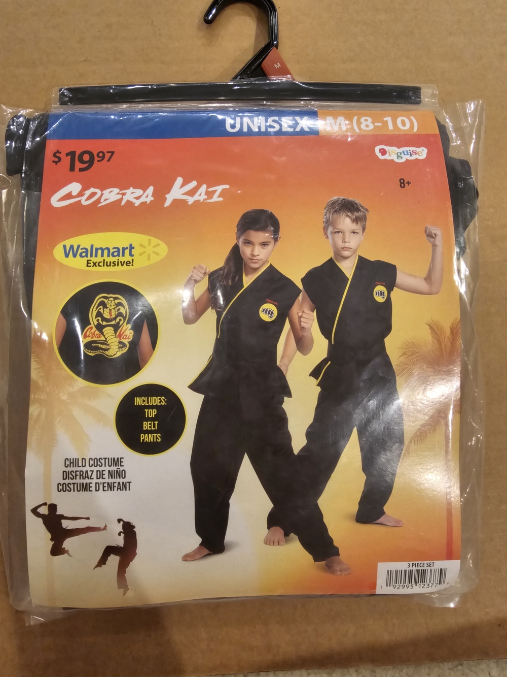 Cobra Kai Kids Costume Size M (8-10)